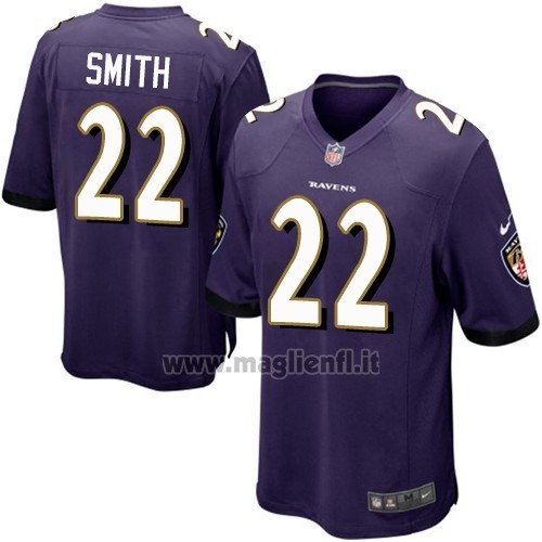 Maglia NFL Game Bambino Baltimore Ravens Smith Viola